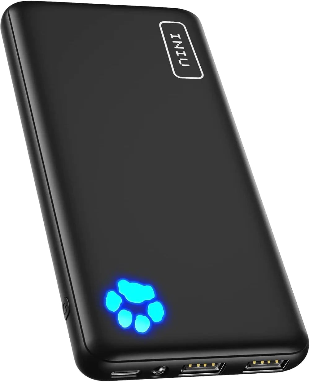 INIU Portable Charger, USB C Slimmest Triple 3A High-Speed 10000mAh Phone Power Bank, Flashlight External Battery Pack Compatible with iPhone 16 15 14 13 12 11 X Samsung S21 S20 Google LG iPad, etc