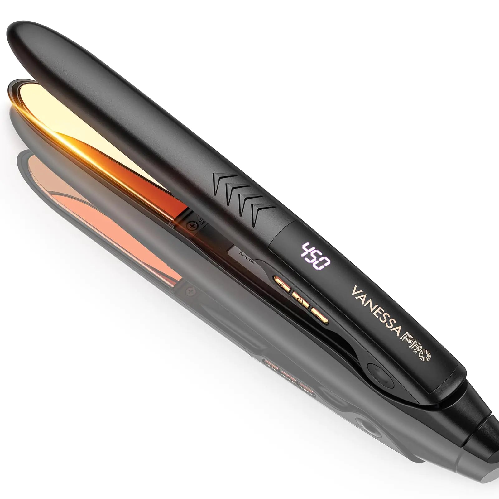 VANESSA PRO Sleek Flat Iron Titanium 1-Inch