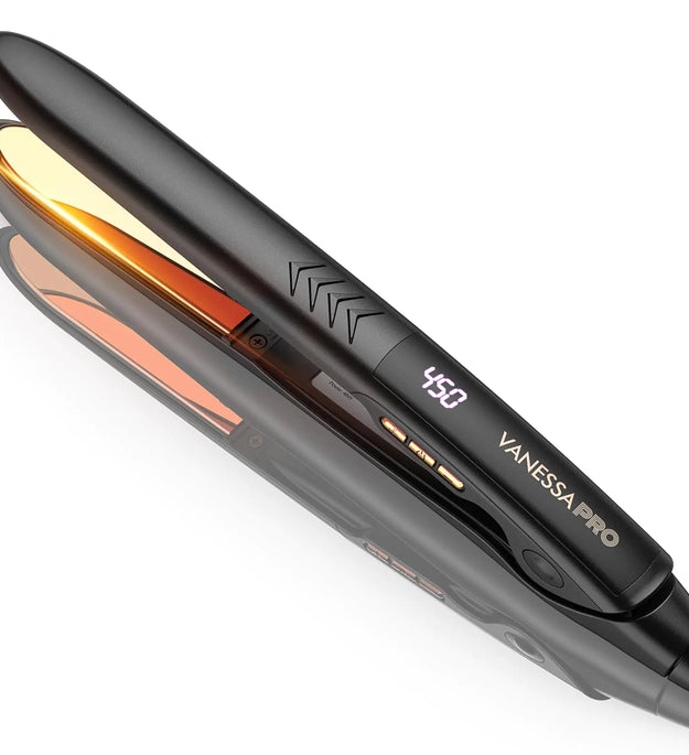 VANESSA PRO Sleek Flat Iron Titanium 1-Inch